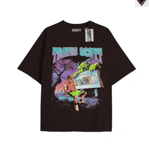 Travis Scott Siyah Oversize Unisex T-shirt
