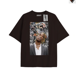 Travis Scott Siyah Oversize Unisex T-shirt