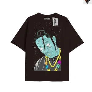 Travis Scott Siyah Oversize Unisex T-shirt
