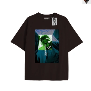 Travis Scott Siyah Oversize Unisex T-shirt