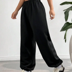 Trend Yüksek Bel Beyaz Joger Eşofman Altı