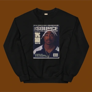 Tupac Sweatshirt Beyaz