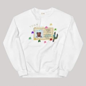 Tyler The Creator Sweatshirt Beyaz