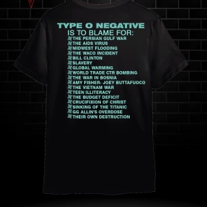 Type O Negative Gothic KODSİYAHSAW
