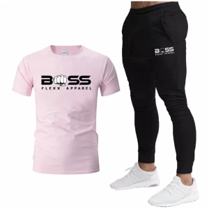 Ultra Hafif Bambu Yeni Kreasyon Dijital Baskılı Kısa Kollu Yazlık Erkek Eşofman Takımı