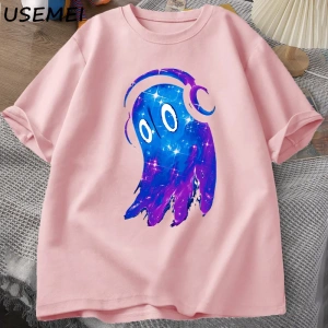 Undertale Napstablook müzik hayalet T Shirt rahat pamuk kısa kollu erkekler Sclothes O boyun  2933