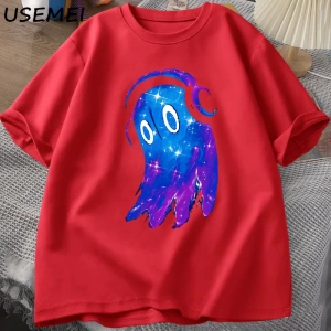 Undertale Napstablook müzik hayalet T Shirt rahat pamuk kısa kollu erkekler Sclothes O boyun  2933