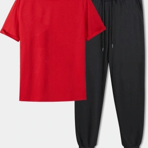 Unisex 1898 Brooklyn Baskılı 2li Eşofman Takımı Tsh-sıyah-1898-esh-düz