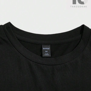 Unisex 1pc Pamuk Harf Grafik Damla Omuz Tişört