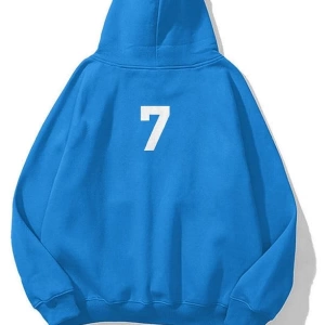 Unisex A B C Sweatshirt Hoodie Mavi