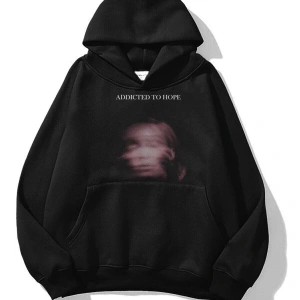 Unisex Addicted To Hope Sweatshirt Hoodie Siyah