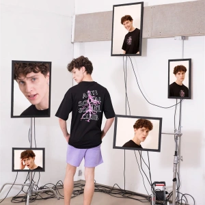 Unisex Anti Social Club Siyah Tshirt