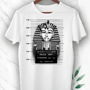 Unısex Antik Mısır Egypt Firavun Baskılı Tişört