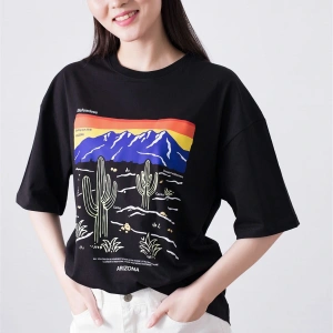 Unisex Arizona Befearless Siyah Tshirt