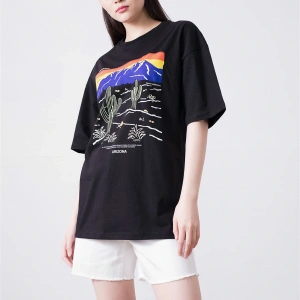 Unisex Arizona Befearless Siyah Tshirt