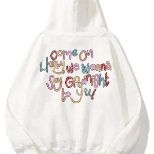 Unisex As It Was Sweatshirt Hoodie Beyaz