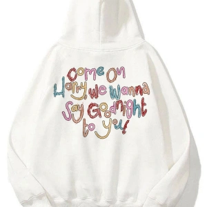 Unisex As It Was Sweatshirt Hoodie Beyaz