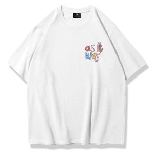 Unisex As It Was Tshirt Beyaz