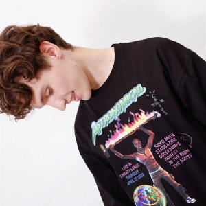 Unisex Astronomical 2020 Siyah Tshirt