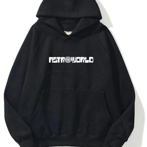 Unisex Astroworld 2021 Siyah Sweatshirt