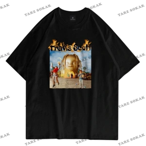 Unisex Astroworld Album Cover Siyah
