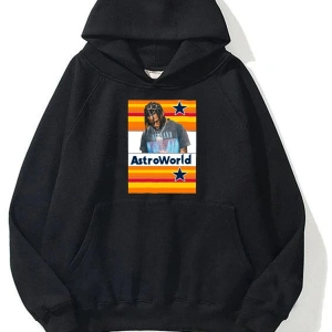 Unisex Astroworld Travis Scott Siyah Sweatshirt