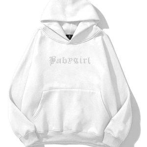 Unisex Babygirl Taş Baskılı Sweatshirt Beyaz