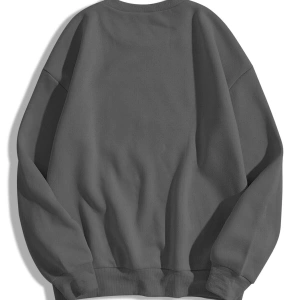 Unisex Basic Bisiklet Yaka Sweatshirt Trndz1418 Beyaz