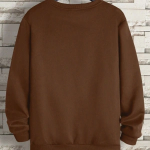 Unisex Baskılı Oversize Kapşonlu Sweatshirt Siyah