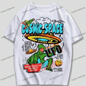 Unisex Bay/bayan Ufo T-shirt