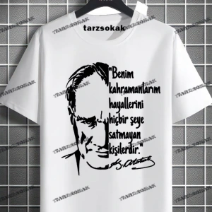 Unisex Bay  Çocuk T-shirt Atatürk Cumhrutiyet 23 nisan 10 kasım 29 ekim  kod:26