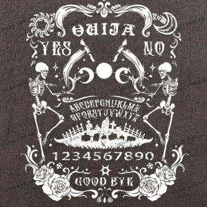 Unisex BAY  Goth Kadın Kafatası Desenli Damla Omuz T-shirt KOD-1365
