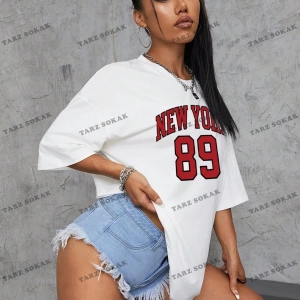 Unisex BAY  Goth Kadın Kafatası Desenli Damla Omuz T-shirt KOD-1367