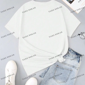 Unisex BAY  Goth Kadın Kafatası Desenli Damla Omuz T-shirt KOD-1369
