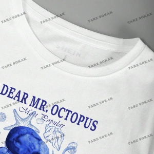 Unisex BAY  Goth Kadın Kafatası Desenli Damla Omuz T-shirt KOD-1369