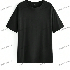 Unisex BAY  İngilizce Harfler Baskılı Kapalı Omuz Tişört KOD-1399