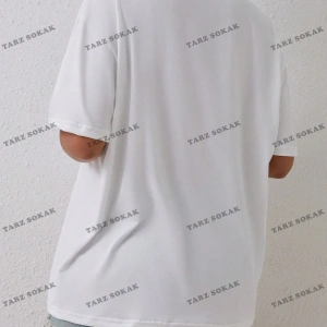 Unisex BAY  Kadın Batı Tarzı Baskılı Kısa Kollu Tişört KOD-1336