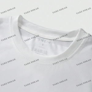 Unisex BAY  Kafatası Desenli Yuvarlak Yaka Sloganlı Kadın Tişört KOD-1327