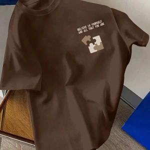 Unisex Believe In Yourself Baskılı Tasarım