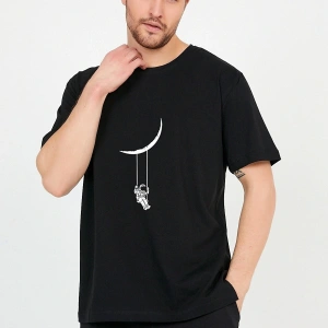 Unisex Beyaz Bol Kesim Oversize Tshirt