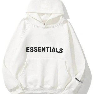 Unisex Beyaz Essentials Sweatshirt Trndz204