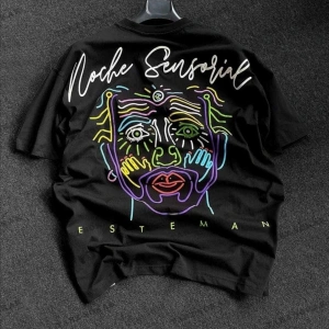 Unisex Beyaz Homage Baskılı Oversize Bisiklet Yaka