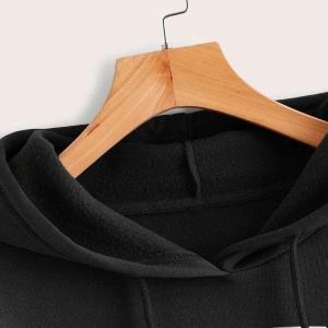 Unisex Beyaz Los Angeles Baskılı Kapüşonlu Oversize Sweatshirt