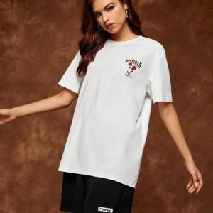 Unisex Beyaz Mıchıgan Baskılı 2li Set Sevgili Çift Kombini
