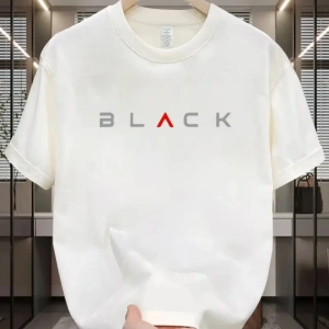 Unisex Black Baskılı Oversize