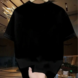 Unisex Black Baskılı Oversize