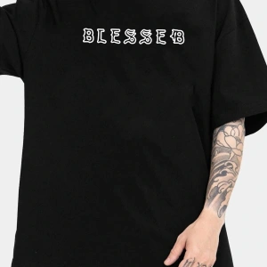 Unisex Blesseb Baskılı T-shirt