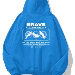 Unisex Brave Sweatshirt Gri