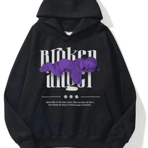 Unisex Broken Angel Sweatshirt Hoodie