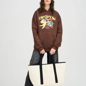 Unisex Broken Dreams Sweatshirt Hoodie Kahverengi